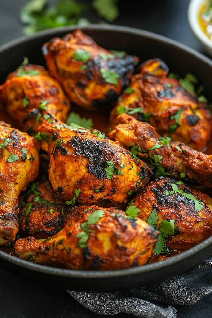 Recette de poulet tandoori et de curry