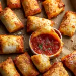 Rouleaux de pizza à la friteuse à air