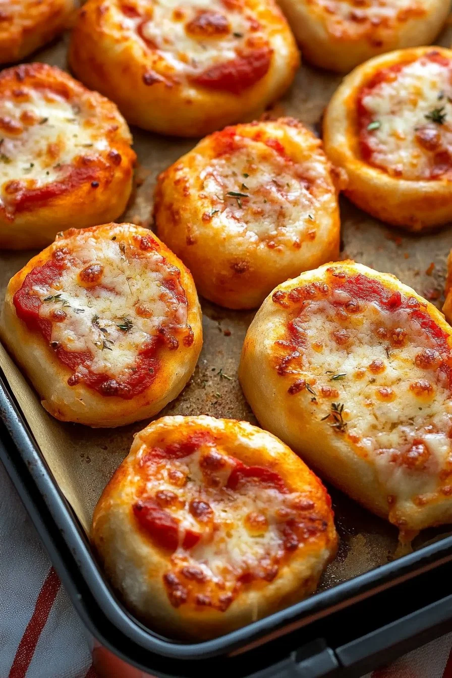 Rouleaux de pizza à la friteuse à air