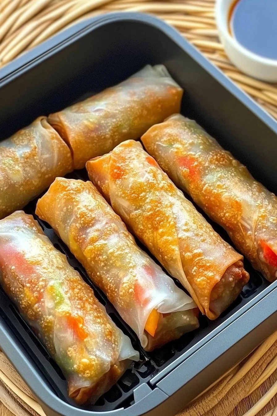 Rouleaux de printemps croustillants à l'Airfryer