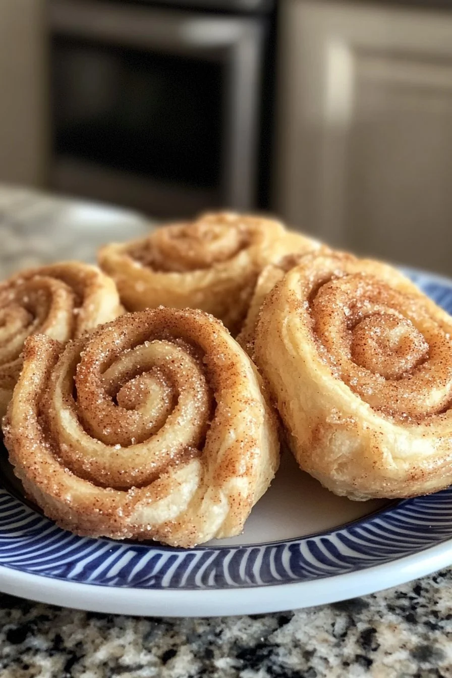 Roulés de tortillas à la cannelle et au sucre à la friteuse à air en 12 minutes - Irrésistibles !