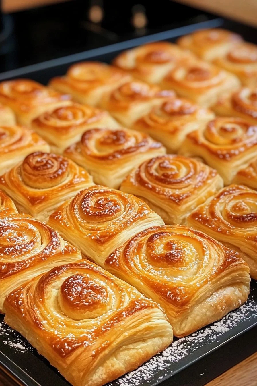 Roulés feuilletés aux pommes