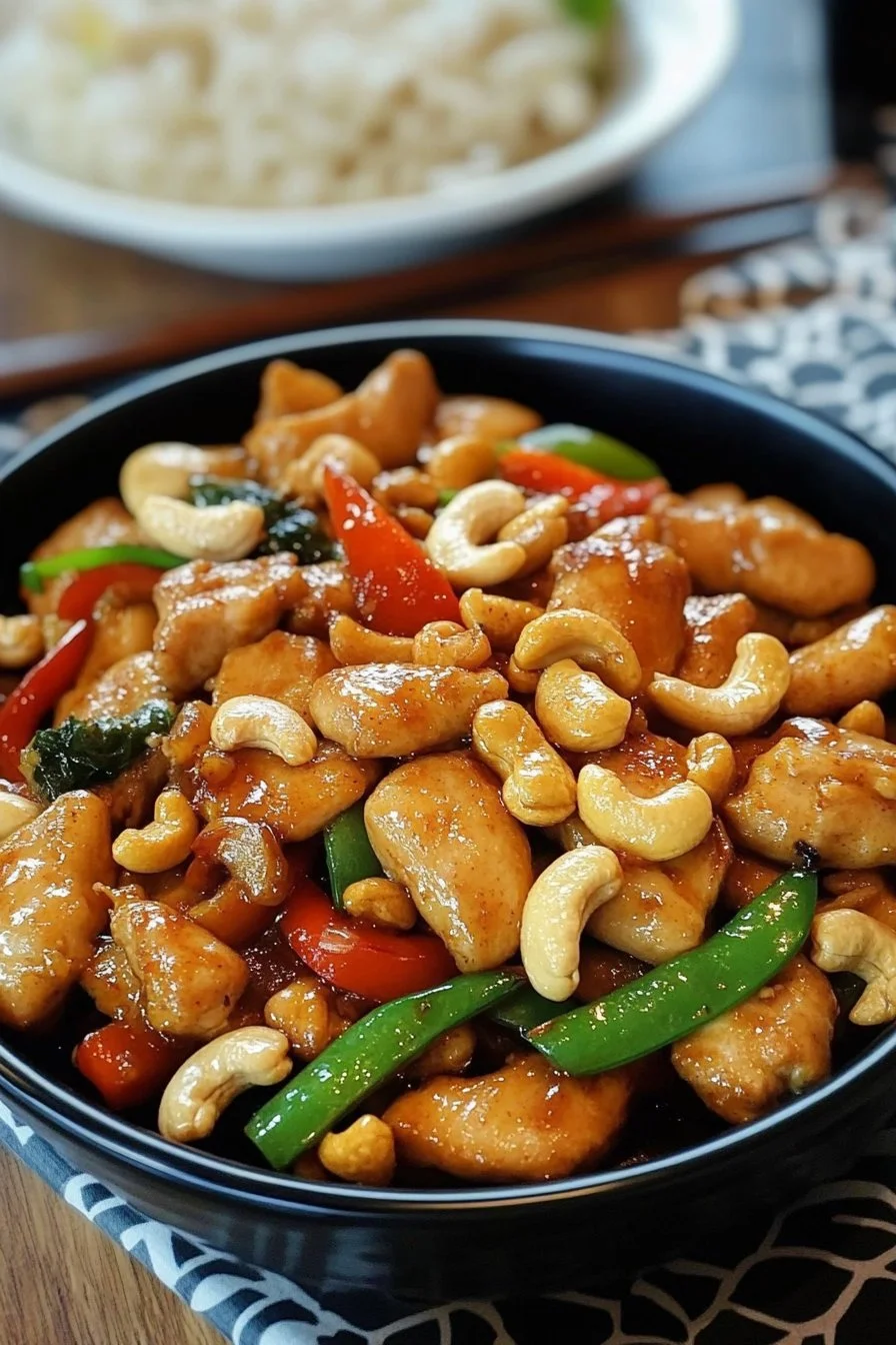 Sautéed Chicken with Cashews and Mild Spices