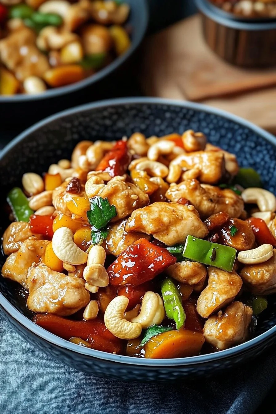 Sautéed Chicken with Cashews and Mild Spices