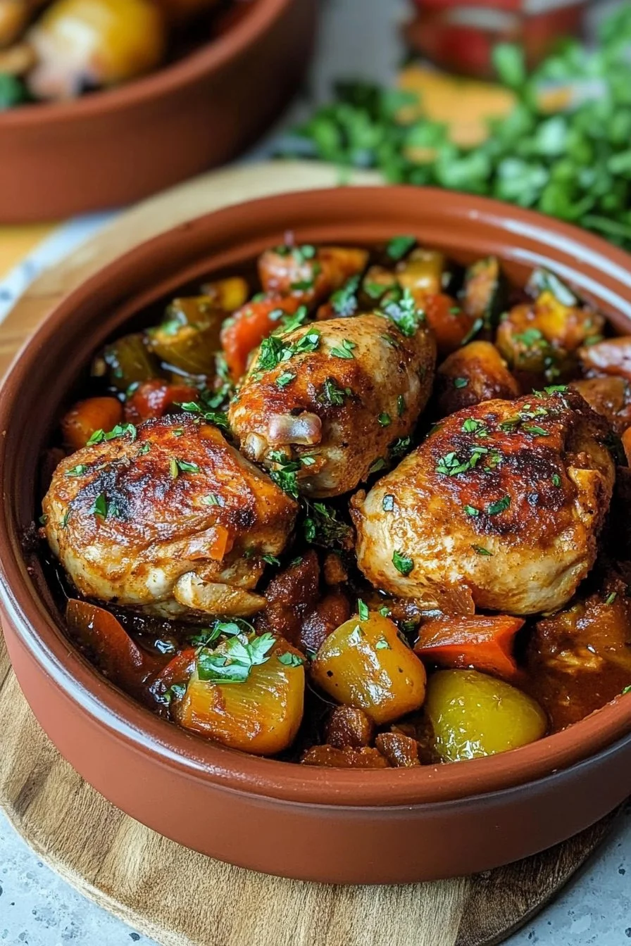 Tajine de Poulet aux Épices