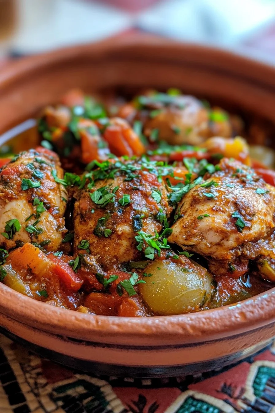 Tajine de Poulet Épicé