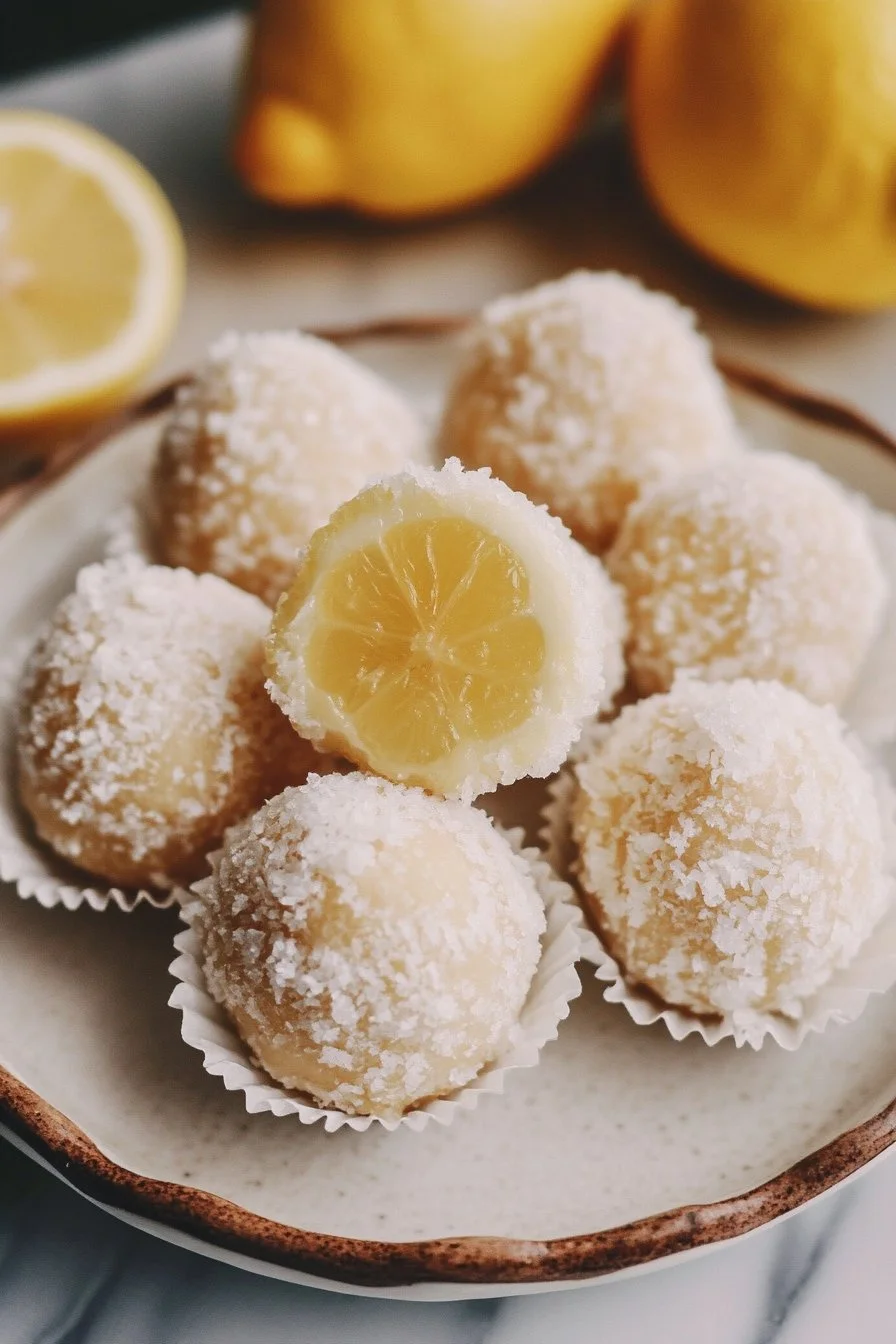 Truffes au Citron : Une Gourmandise Prête en 10 Minutes