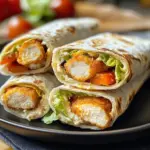Wraps de poulet croustillants à l'air fryer