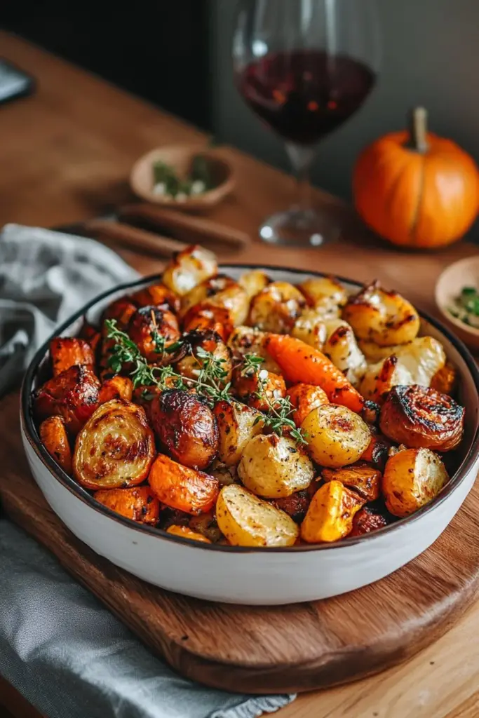 Petit épeautre with roasted winter vegetables 4 Petit épeautre with roasted winter vegetables