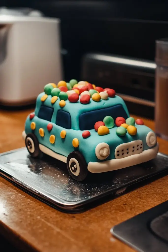 Gâteau voiture 8 ans 4 Gâteau voiture 8 ans