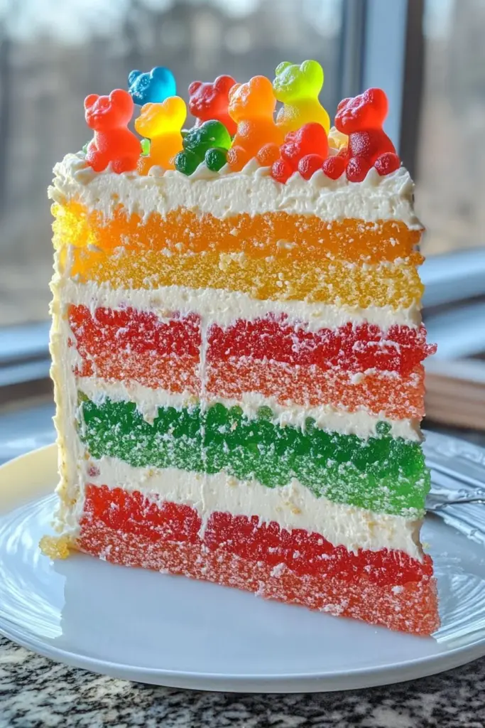 Kickerkasten-gâteau aux oursons en gélatine 4 Kickerkasten-gâteau aux oursons en gélatine