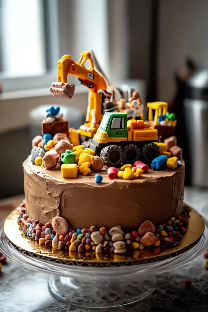 Gâteau de chantier pour le 2ème anniversaire 4 Gâteau de chantier pour le 2ème anniversaire