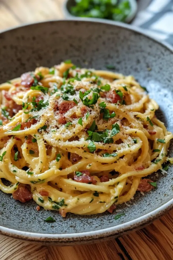 Carbonara légère aux courgettes 4 Carbonara légère aux courgettes