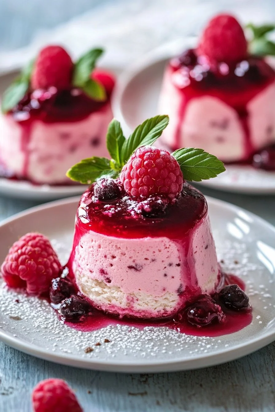 Bavarois Framboise