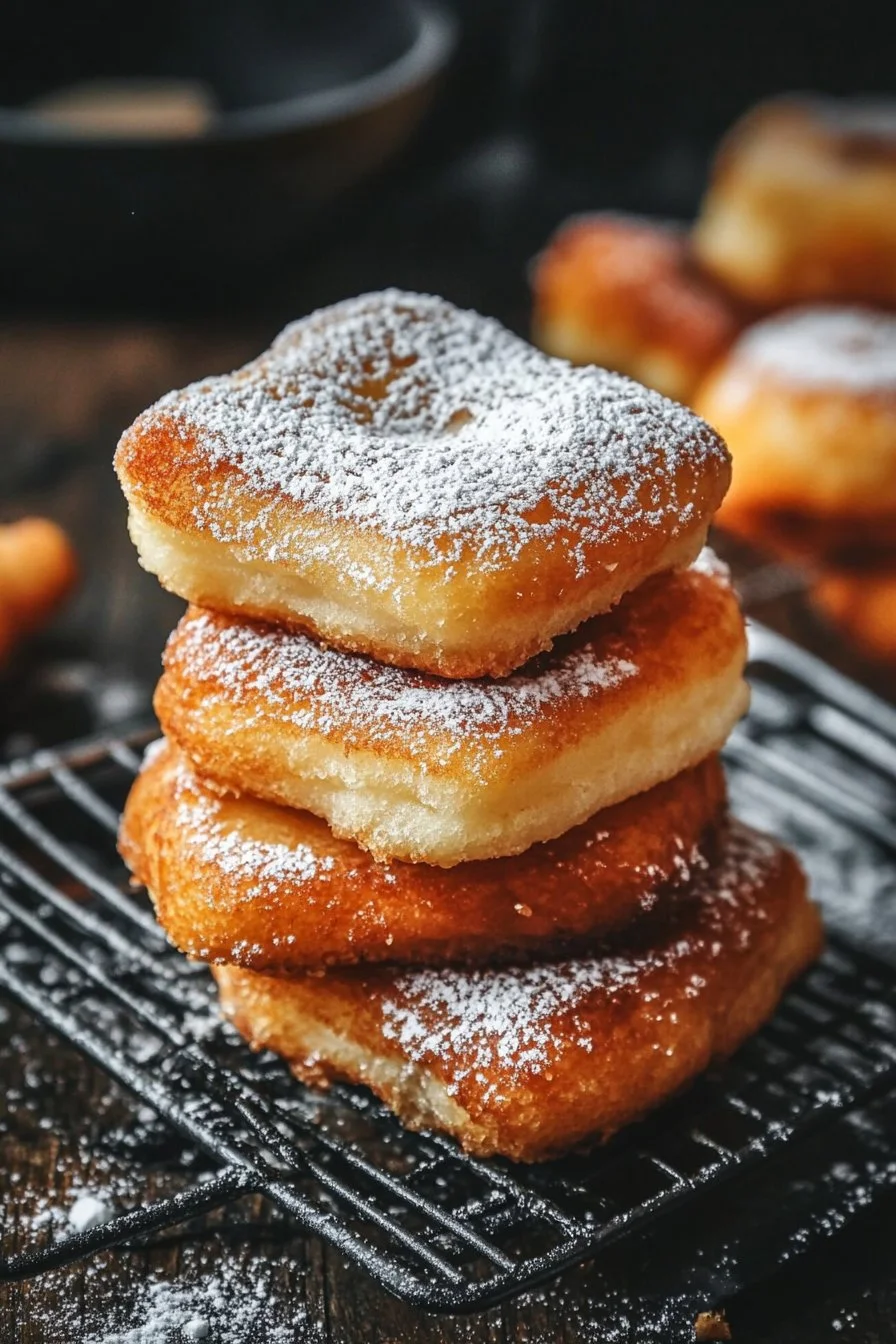 Beignets à la banane cuits à l'airfryer