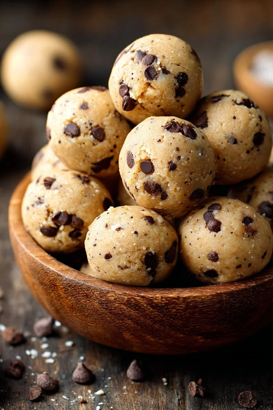 Billes de protéines au chocolat à pâtisser qui satisfont vos envies sucrées