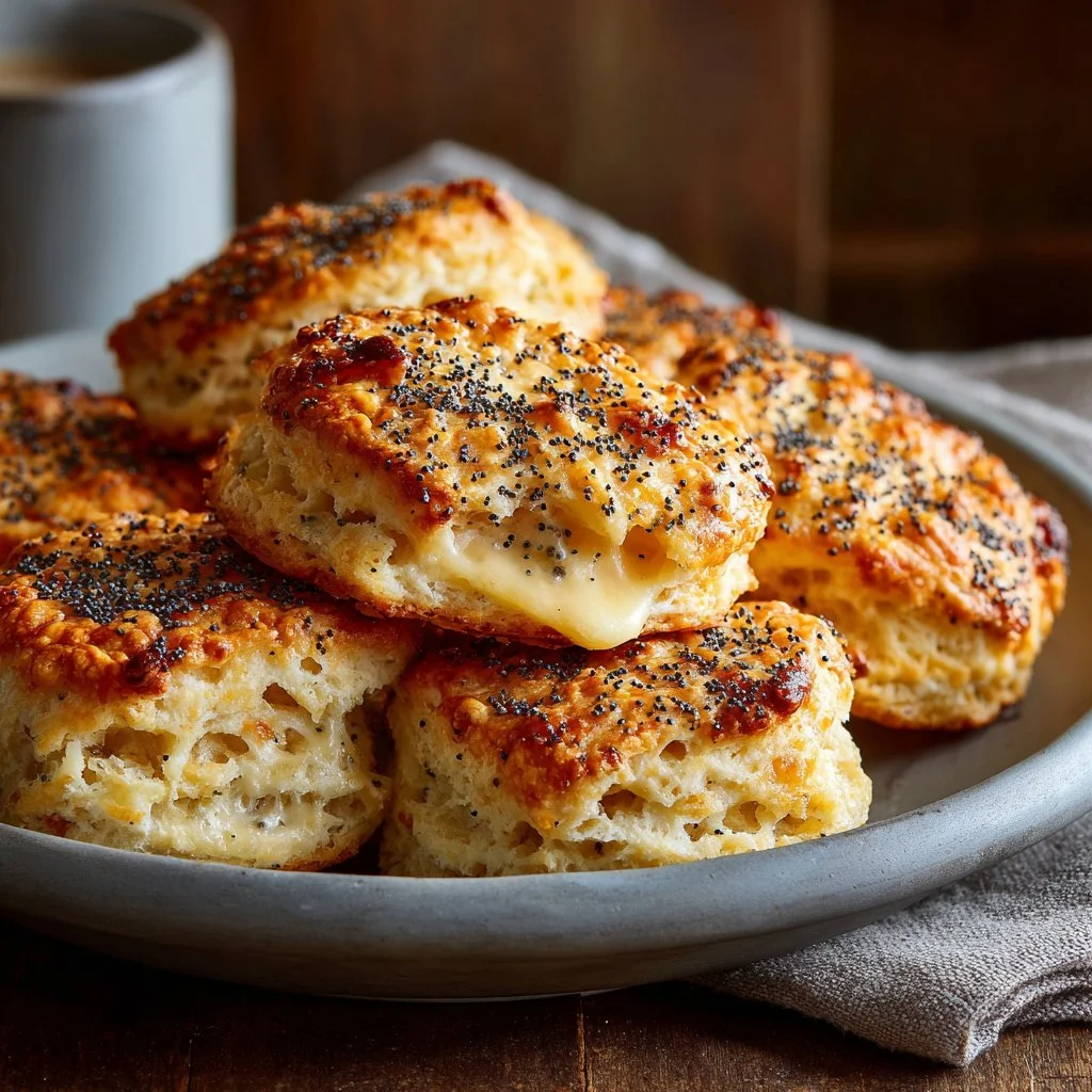 Biscuits apéro moutarde et Comté, délicieux en apéritif.