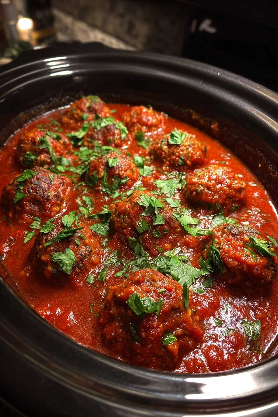 Boulettes de viande Salisbury à la mijoteuse : Un réconfort familial.