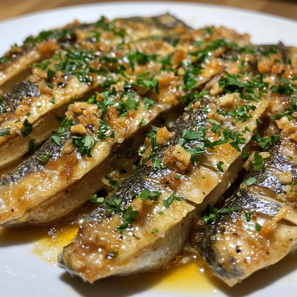 Plat de Brandade de Sardine servi avec du pain croustillant