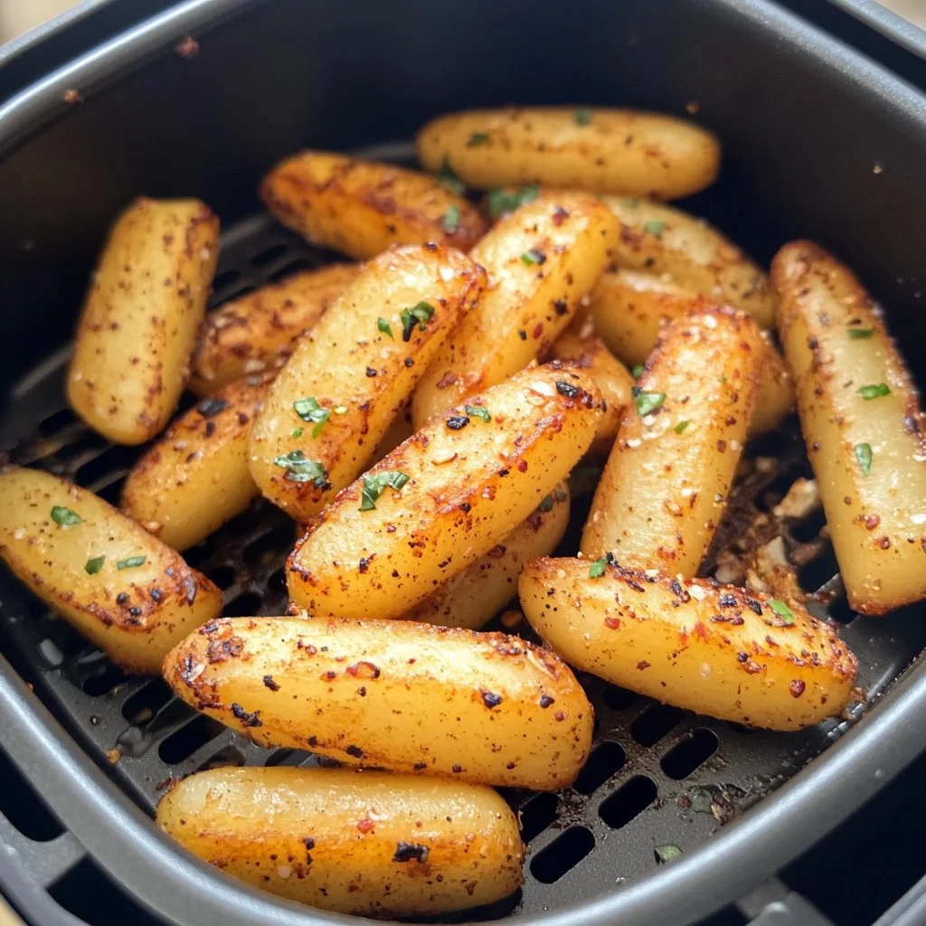 Bûgnes croustillantes préparées à l'air fryer