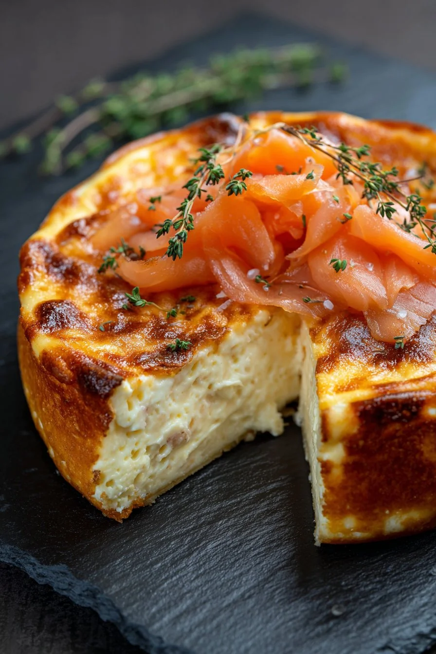 Cheesecake Salé au Saumon Fumé