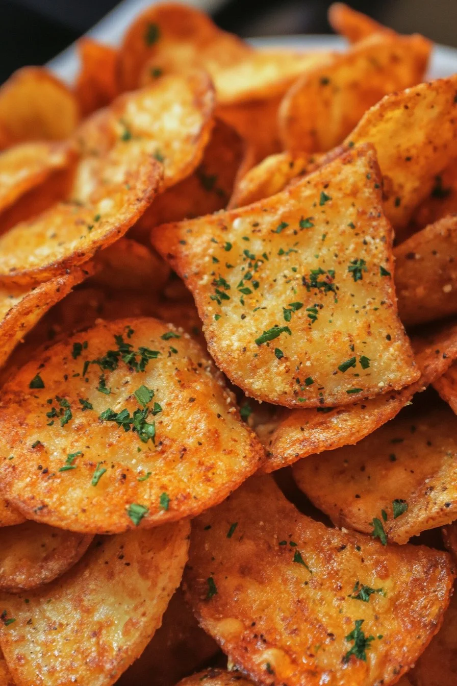 Chips de Pâtes à la Friteuse à Air
