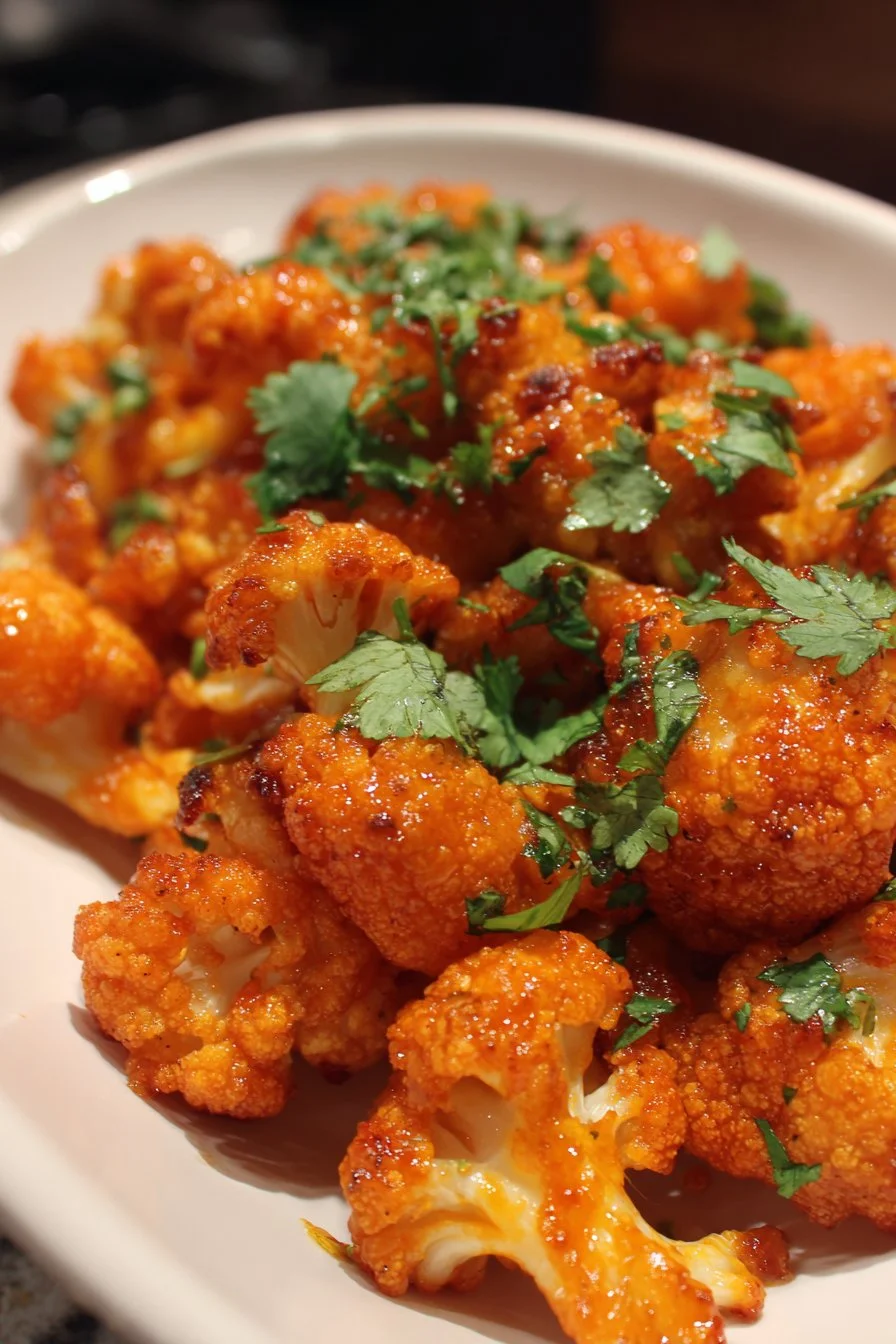 Recette de chou-fleur buffalo à la friteuse à air