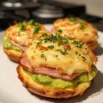Choux Salés à l'Avocat et au Jambon