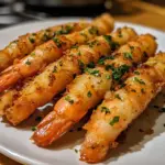 Crispy shrimp and garlic cigars