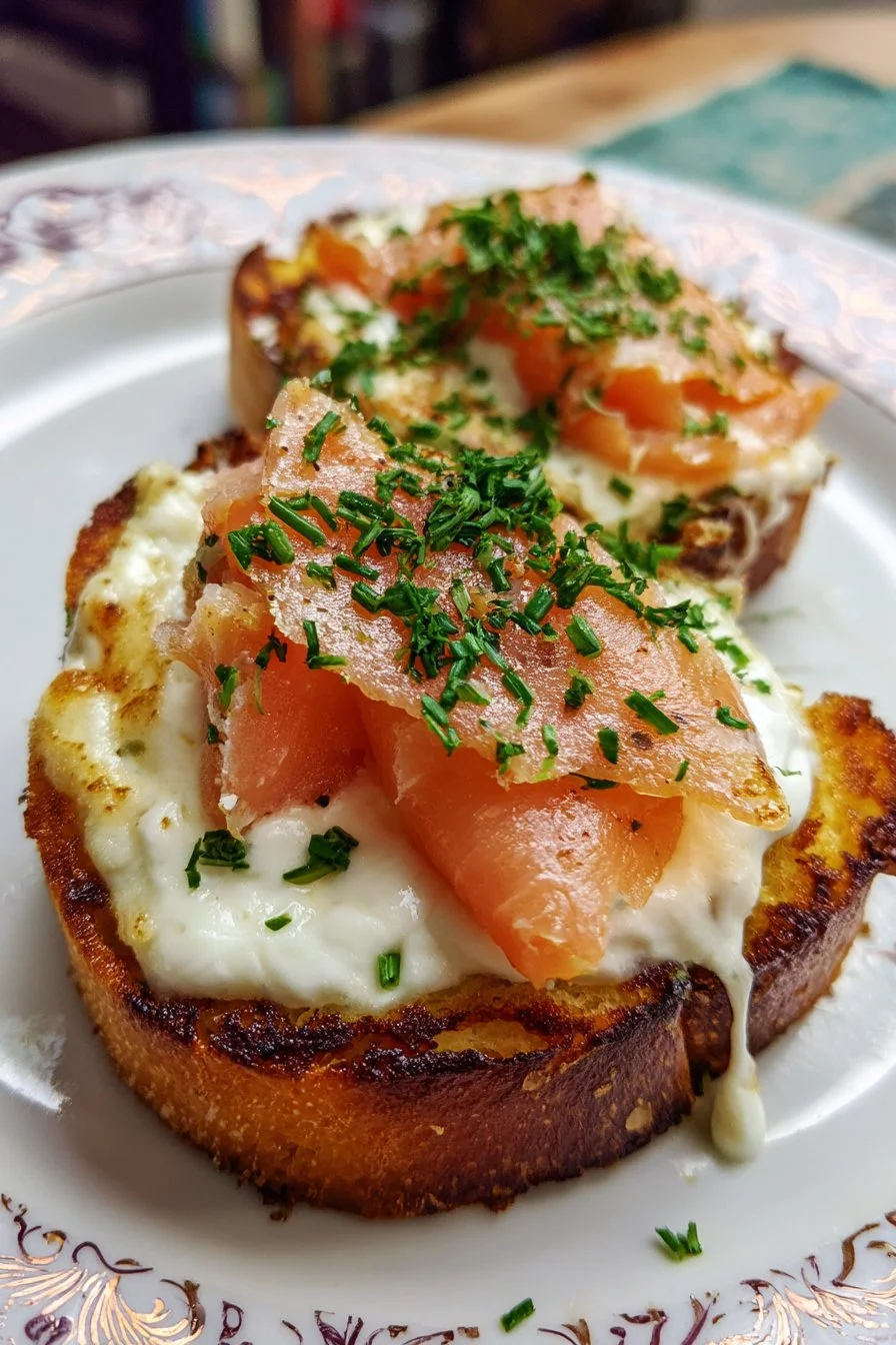 Croque-Monsieur Saumon & Boursin