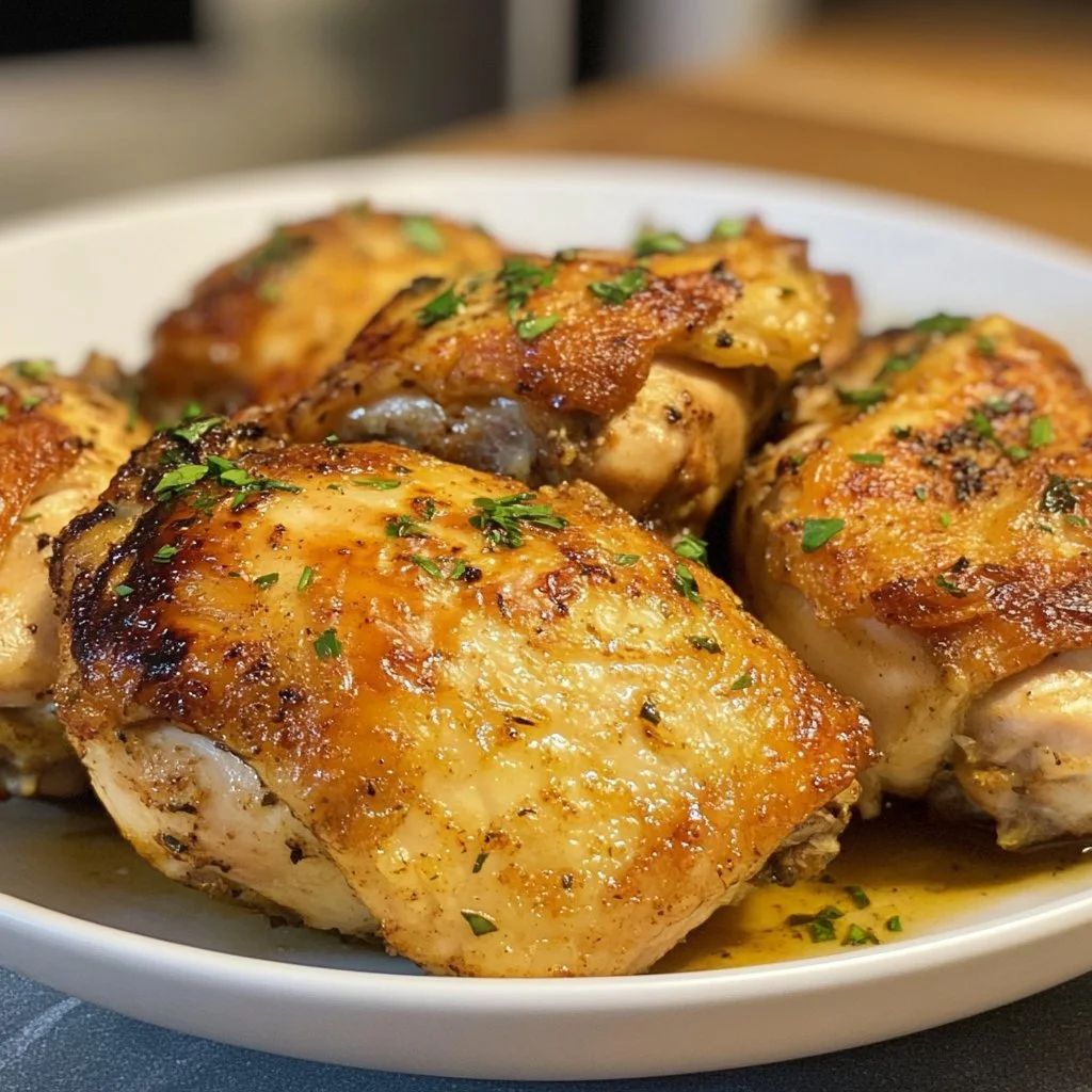 Cuisse de poulet croustillante cuite au Airfryer