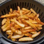 Frites de pomme croustillantes à la friteuse à air
