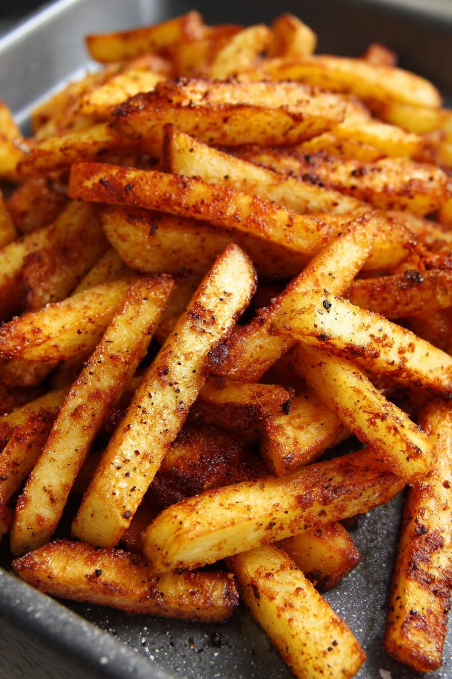 Frites de pommes croustillantes à la friteuse à air