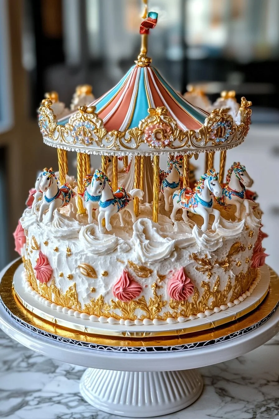 Gâteau d'anniversaire CARROUSEL