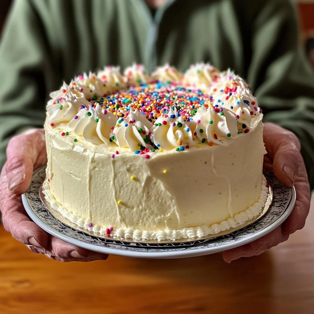 Gâteau d'anniversaire décoré pour les 95 ans de mon père, festif et savoureux.