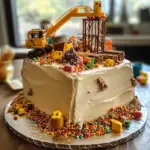 Gâteau de chantier pour le 2ème anniversaire