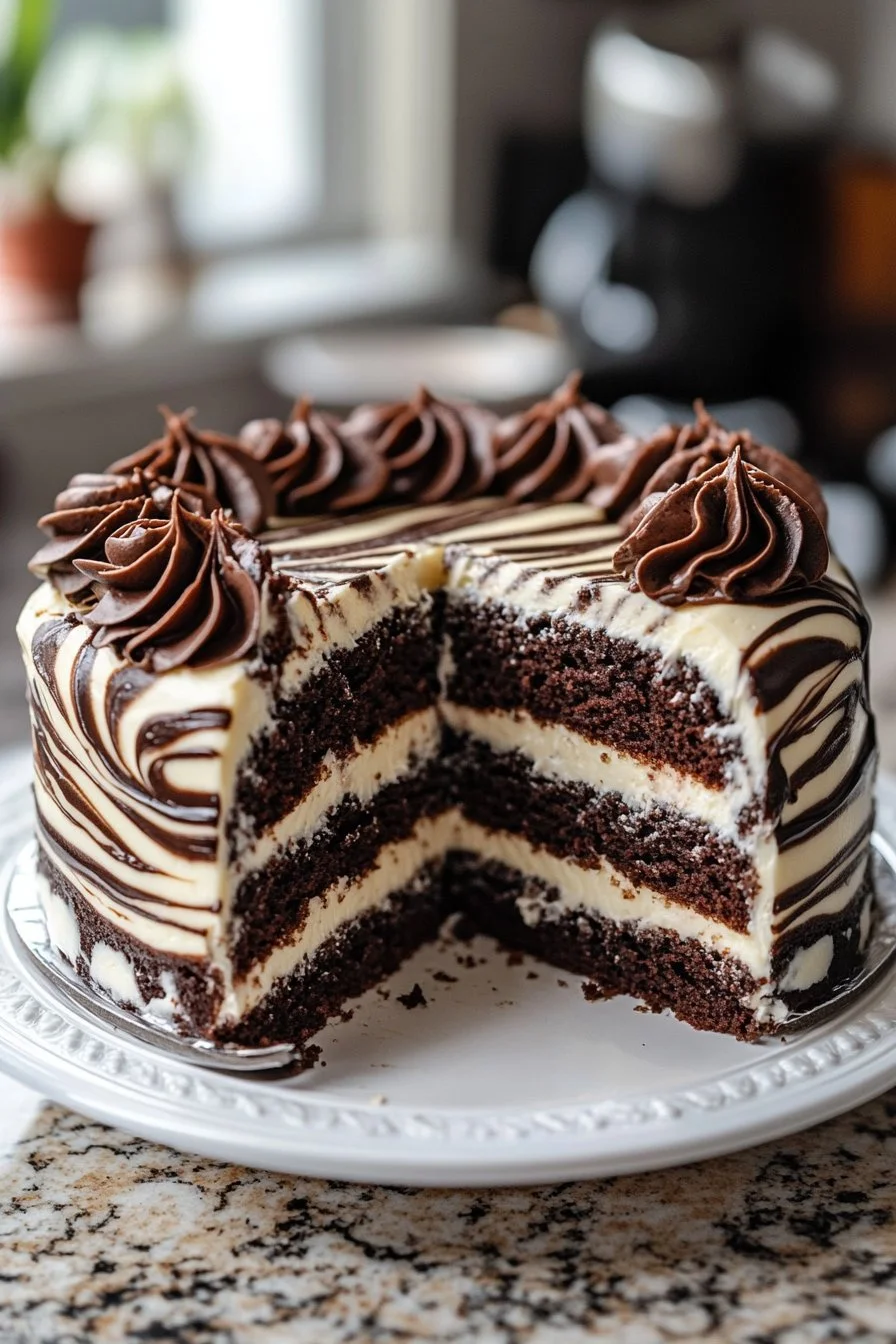 Gâteau Zèbre