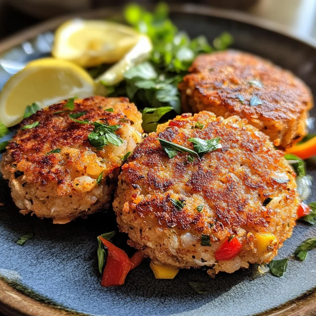 Gâteaux de poisson sardine sains, recette saine et savoureuse