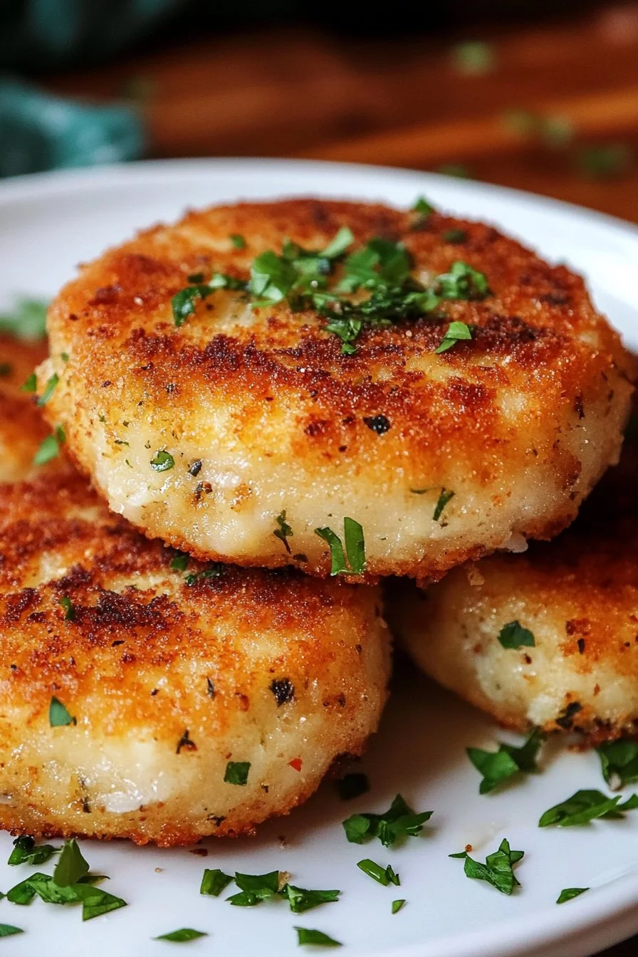 Gâteaux de poisson sardine sains