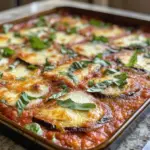 Gratin d'Aubergines au Parmesan sur Plaque