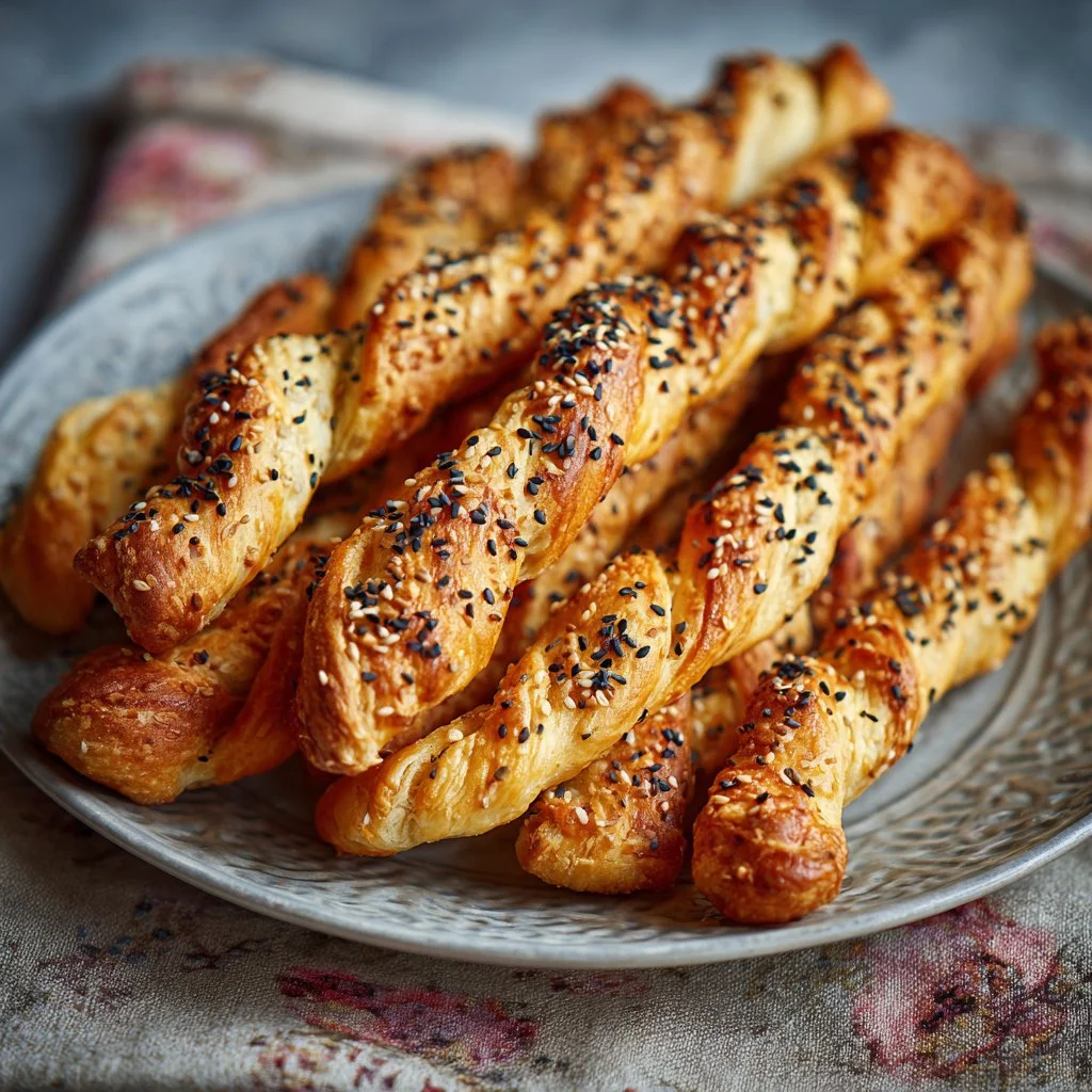 Gressins maison croustillants faits à la main, idéaux pour les apéritifs.