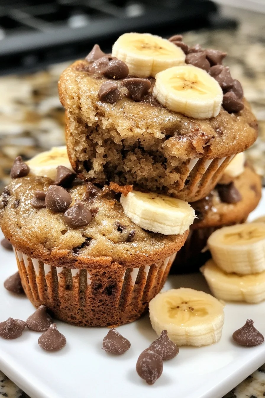 Muffins à la banane protéinés