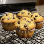 Muffins aux pépites de chocolat moelleux