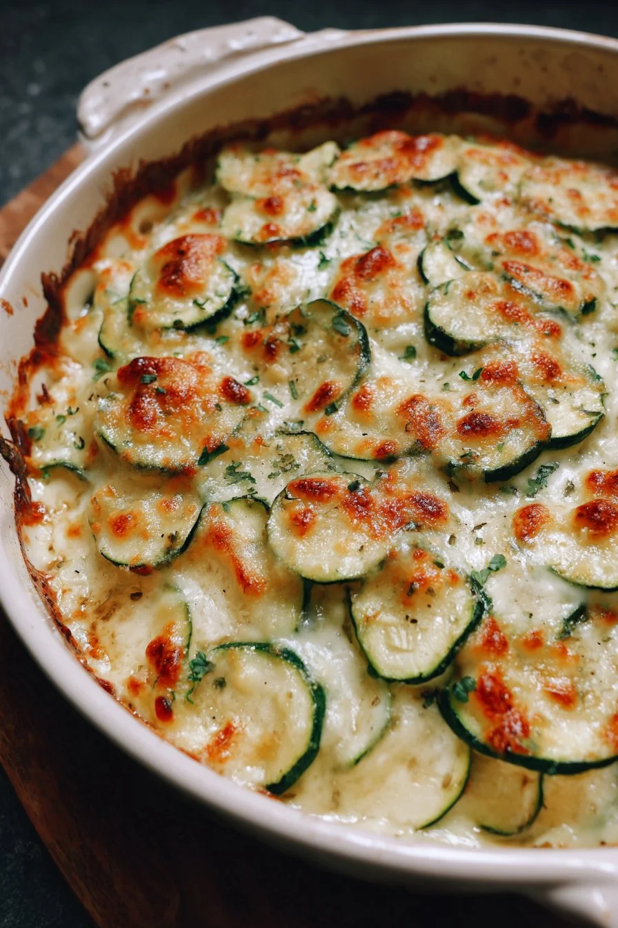 Nuages de courgettes