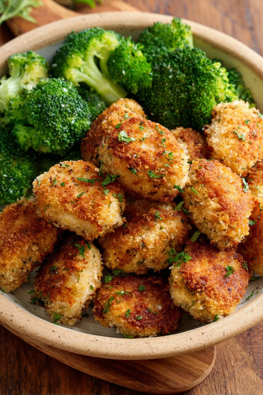 Nuggets de Poulet et Brocoli Sains