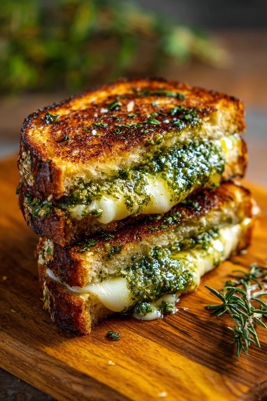 Pesto au Fromage Grillé
