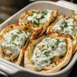 Pitas au poulet grec en cocotte avec tzatziki