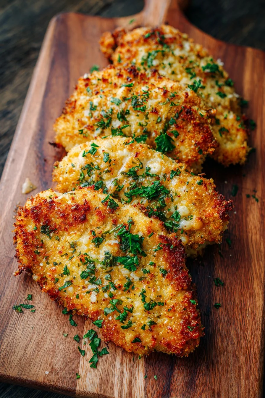 Poulet parmesan au four