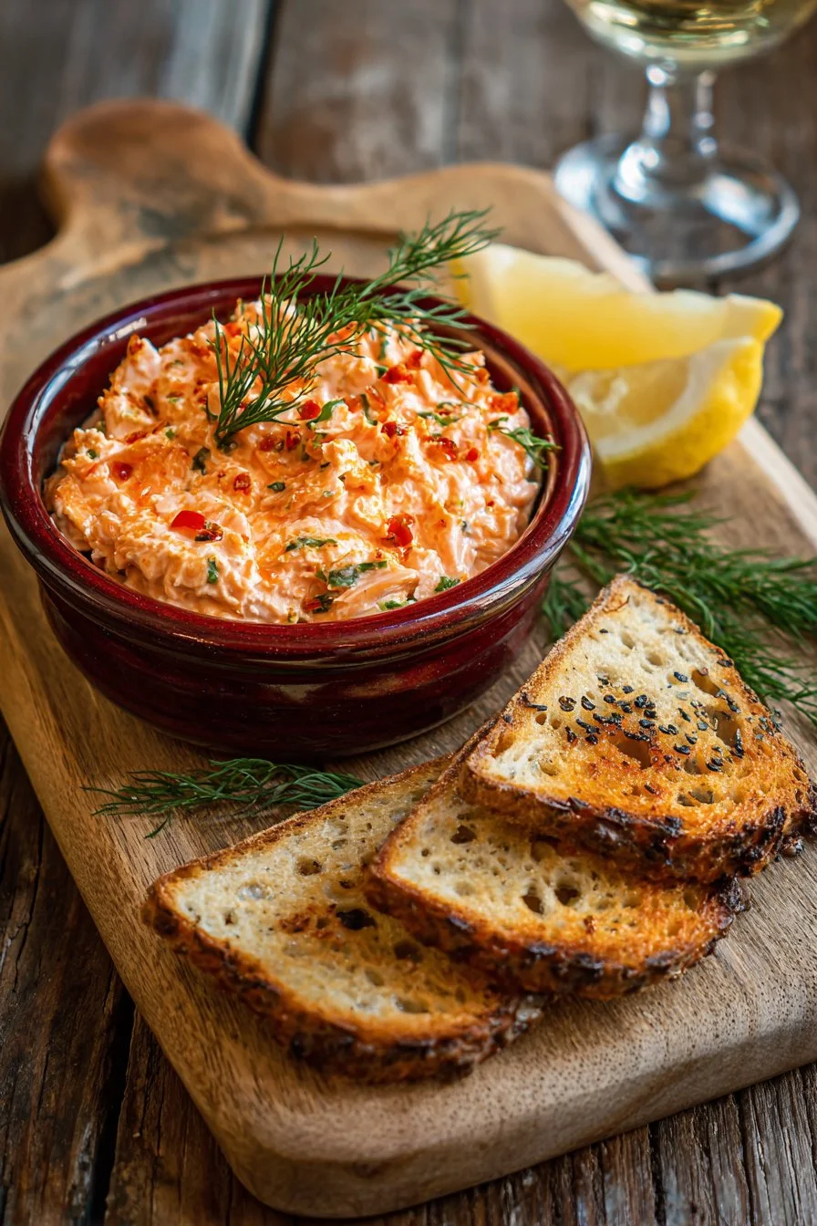 Rillettes de saumon fumé