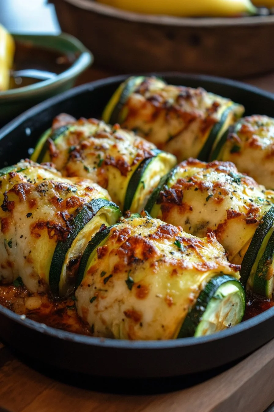 Rollatini de courgette